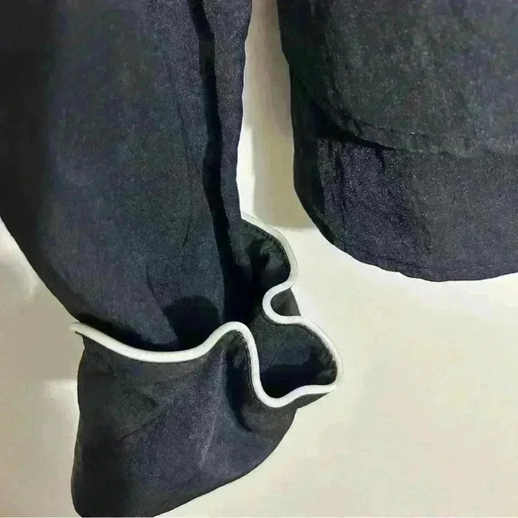 Vintage Design Today's Jacket Blazer Women's Wire Collar Big Button Black Size M - Picture 7 of 7